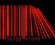 Fondo de pantalla Minimalism Barcode 176x144