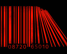 Das Minimalism Barcode Wallpaper 220x176