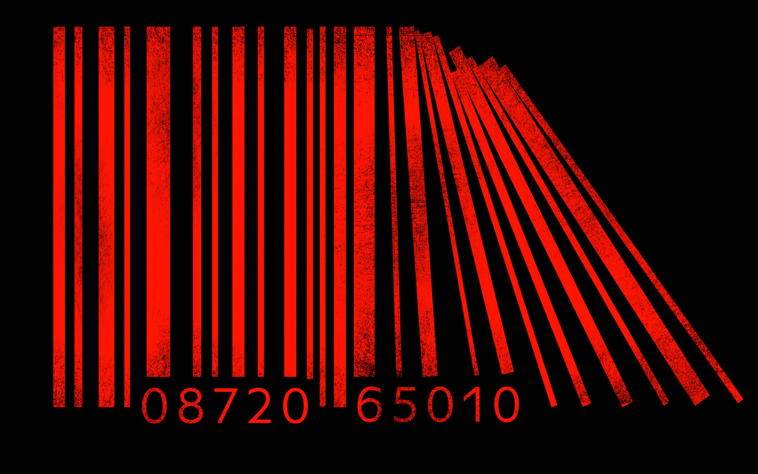 Das Minimalism Barcode Wallpaper 2560x1600