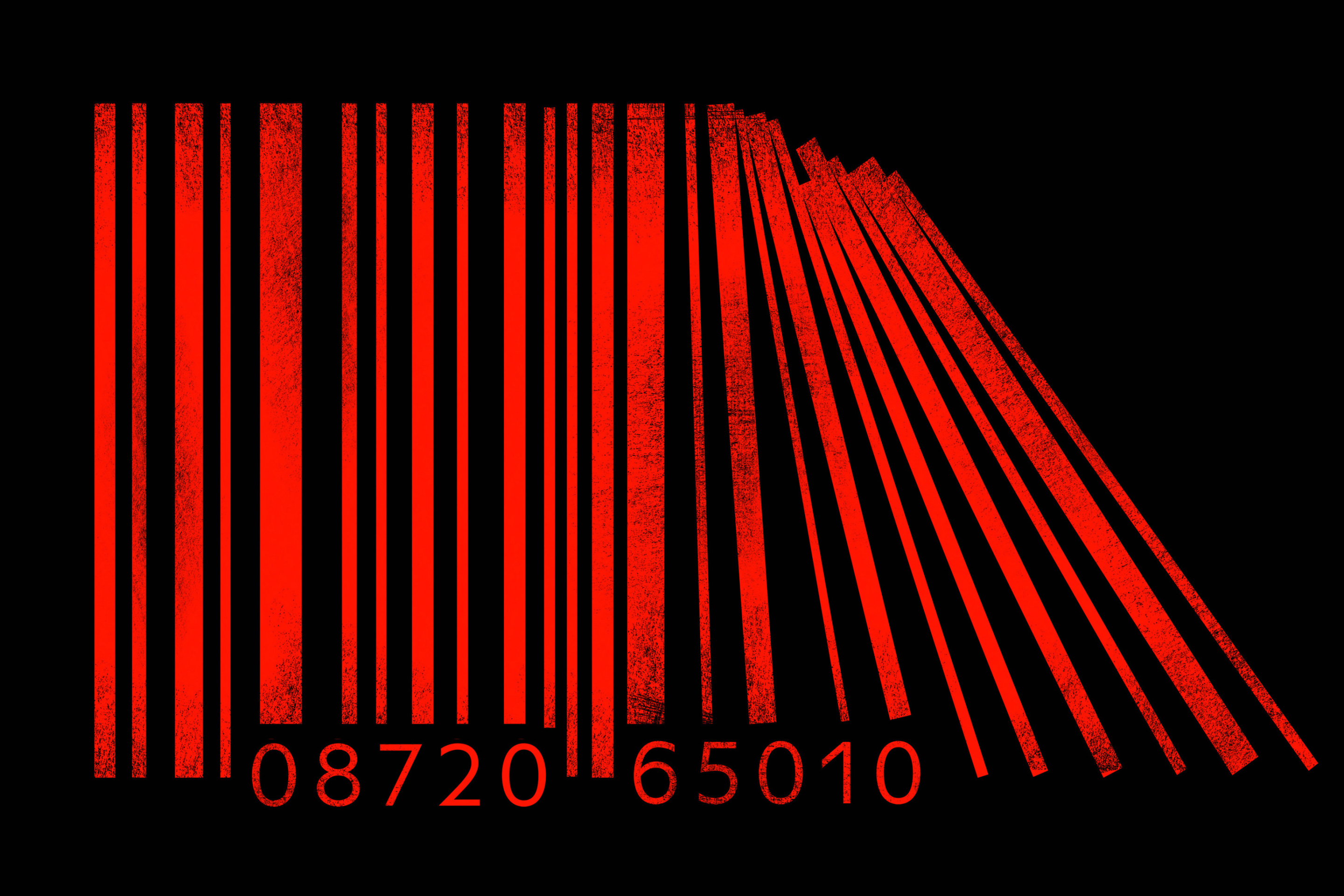 Das Minimalism Barcode Wallpaper 2880x1920