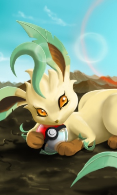 Leafeon Pokemon screenshot #1 240x400