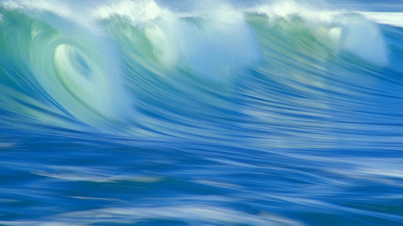 Обои Blue Waves 1280x720