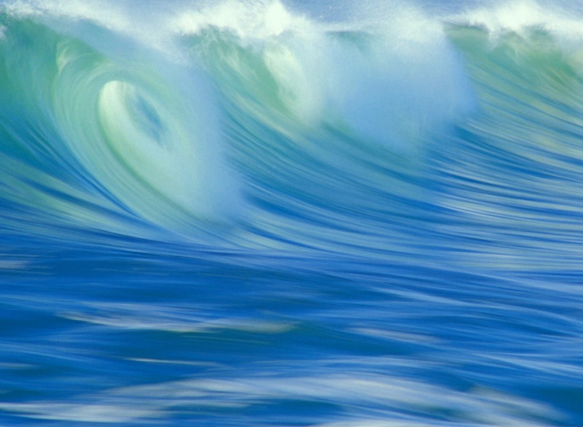 Das Blue Waves Wallpaper 1920x1408