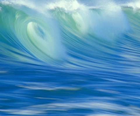 Sfondi Blue Waves 480x400