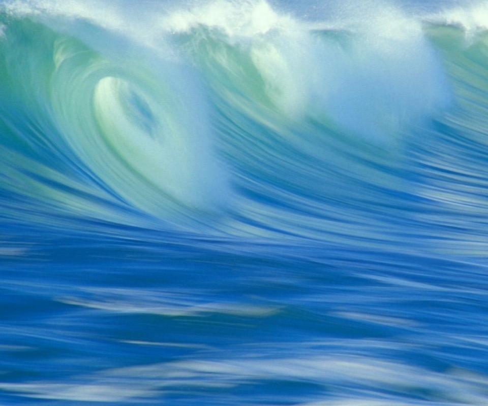 Blue Waves wallpaper 960x800