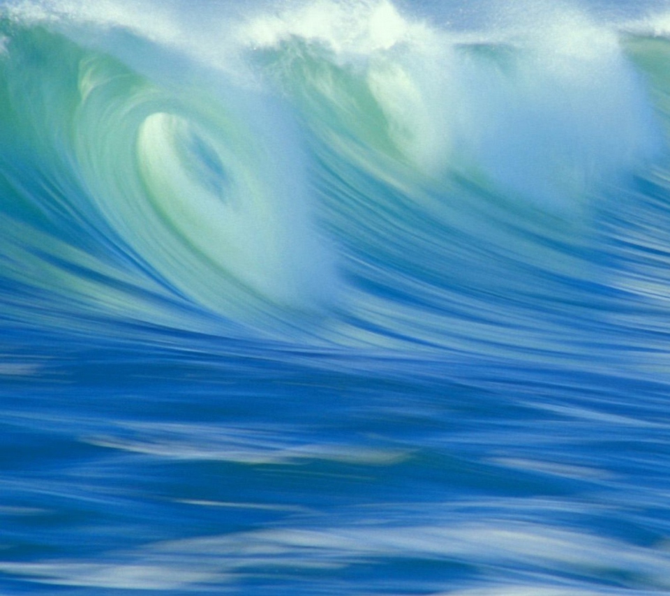 Blue Waves wallpaper 960x854