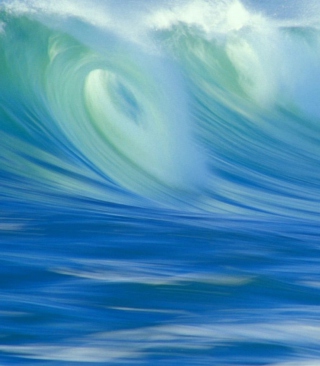 Kostenloses Blue Waves Wallpaper für 240x320
