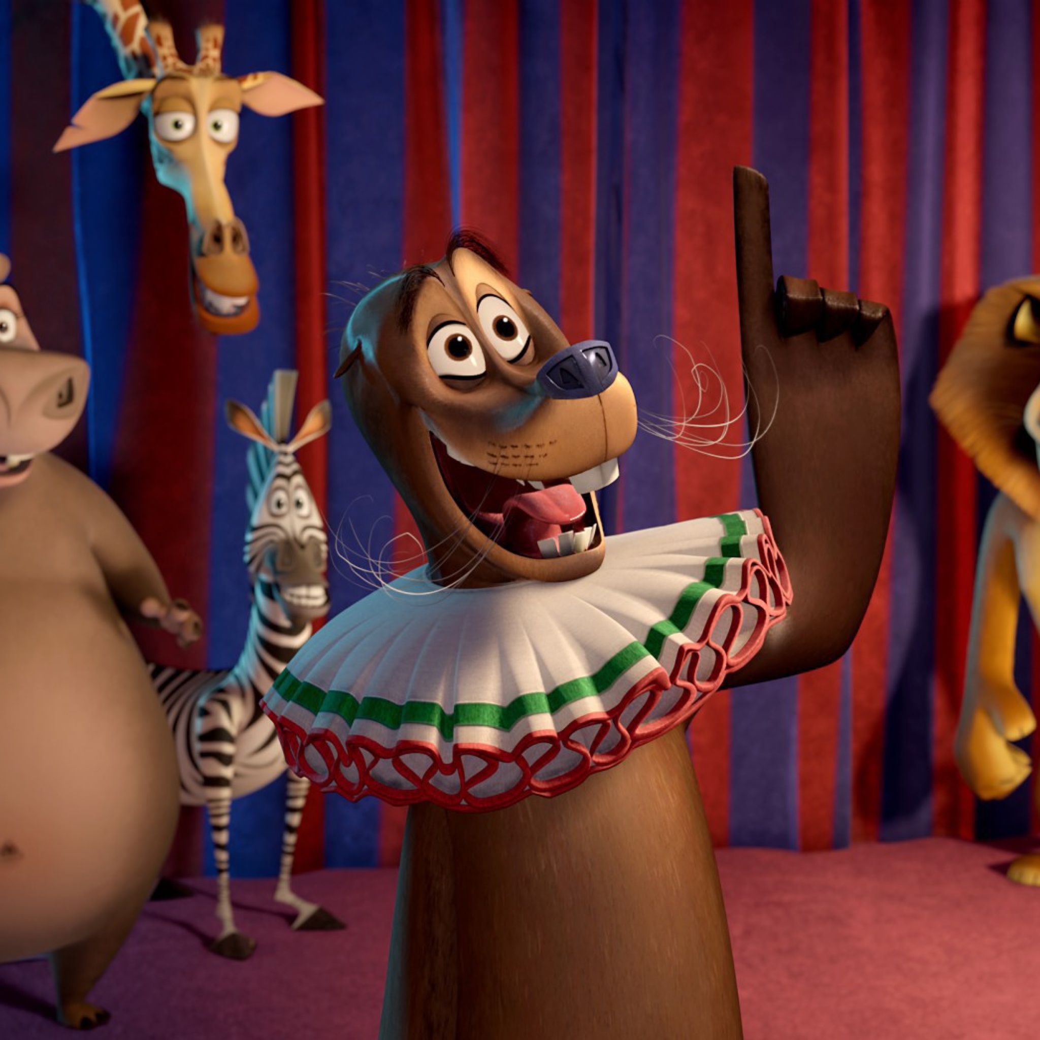 Madagascar 3 Cartoon screenshot #1 2048x2048