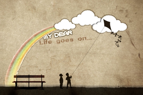 Life Goes On wallpaper 480x320