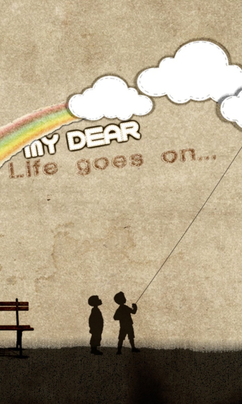 Life Goes On wallpaper 480x800
