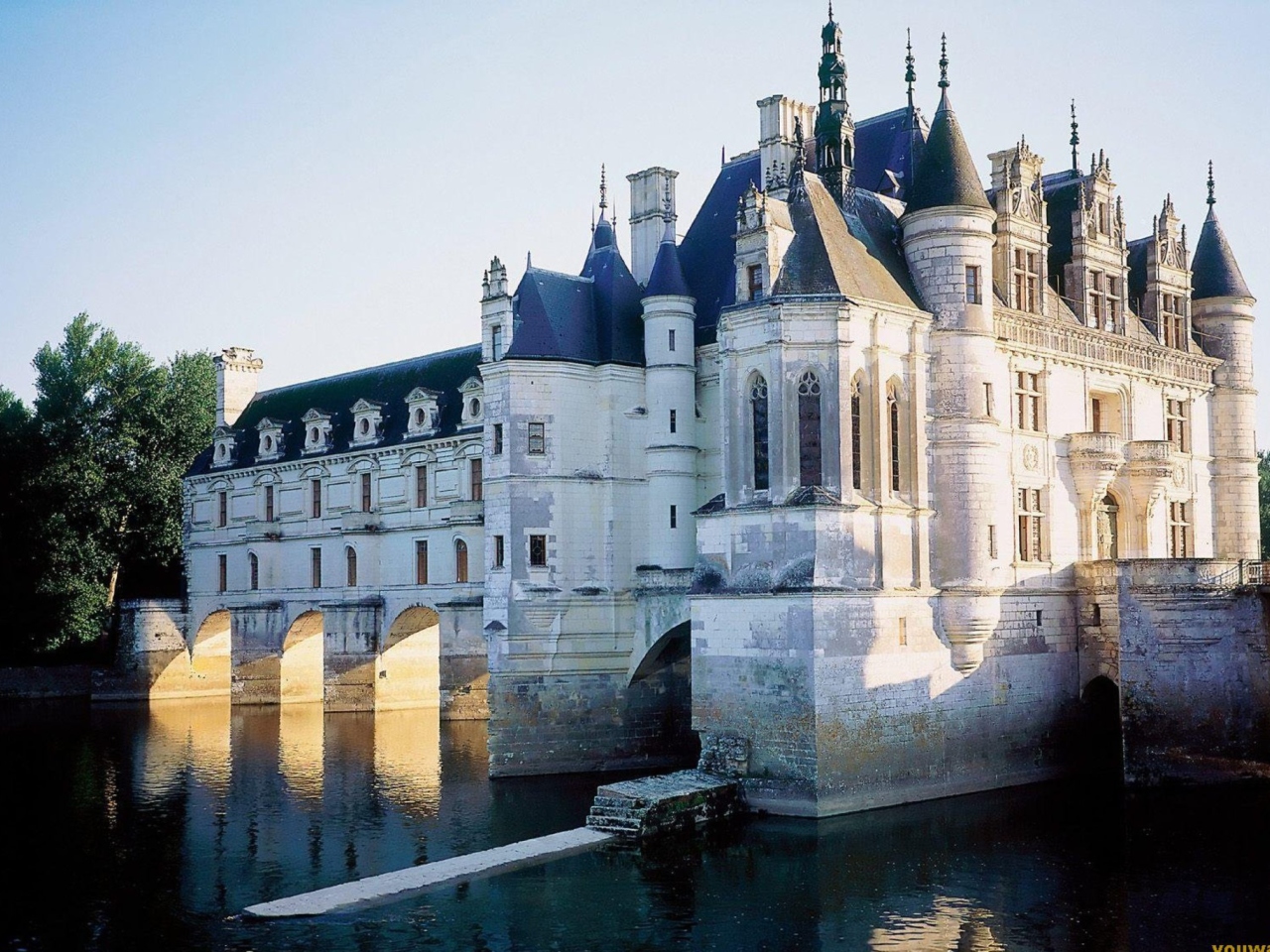 Das Château de Chenonceau Wallpaper 1280x960