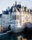 Das Château de Chenonceau Wallpaper 128x160