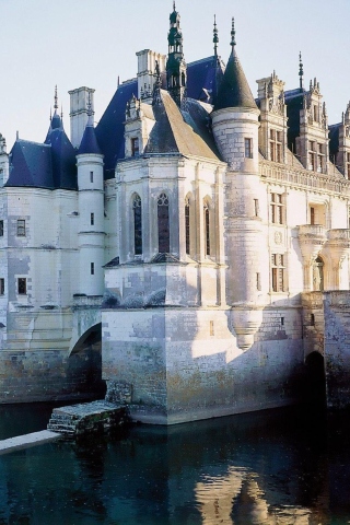 Sfondi Château de Chenonceau 320x480