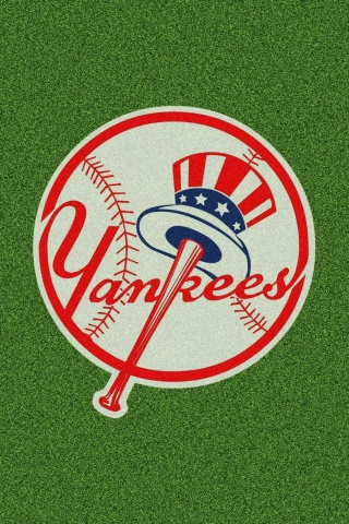 Sfondi New York Yankees, Baseball club 320x480