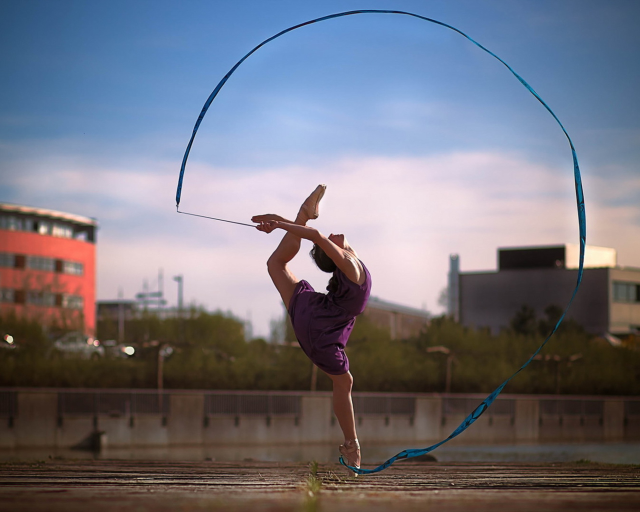 Fondo de pantalla Beautiful Gymnastics 1280x1024