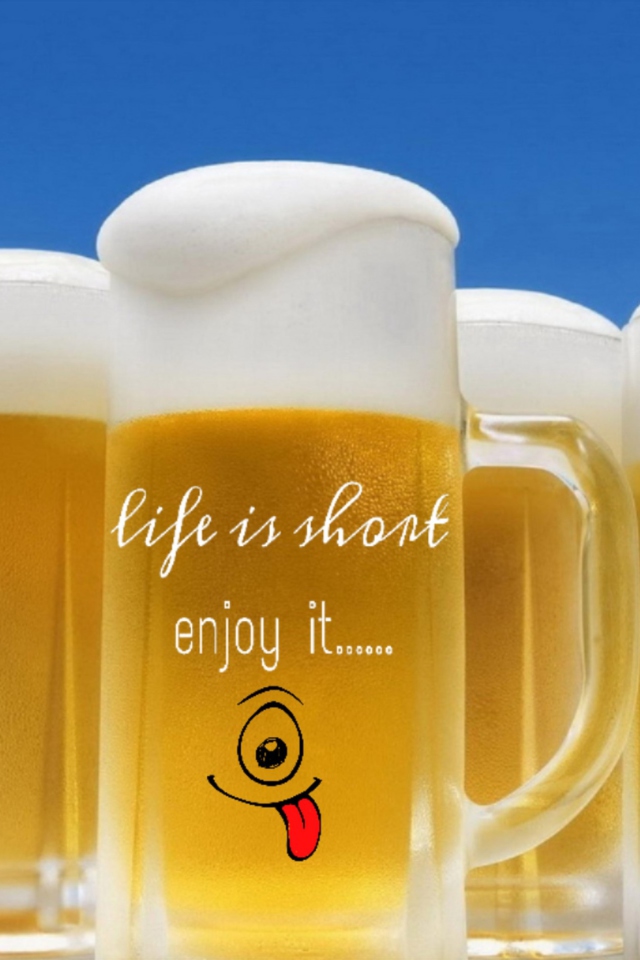 Life is short - enjoy it screenshot #1 640x960