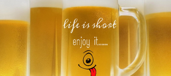 Life is short - enjoy it screenshot #1 720x320