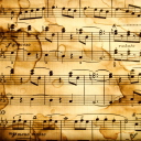 Das Musical Notes Wallpaper 128x128