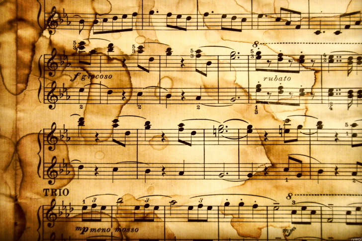Screenshot №1 pro téma Musical Notes