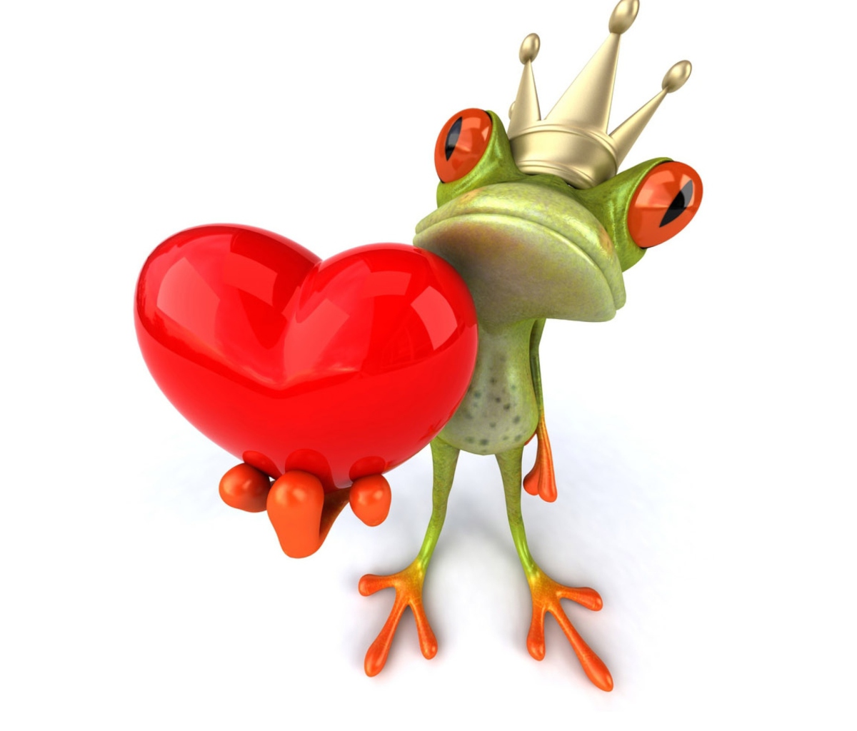 Fondo de pantalla Frog Love 1200x1024