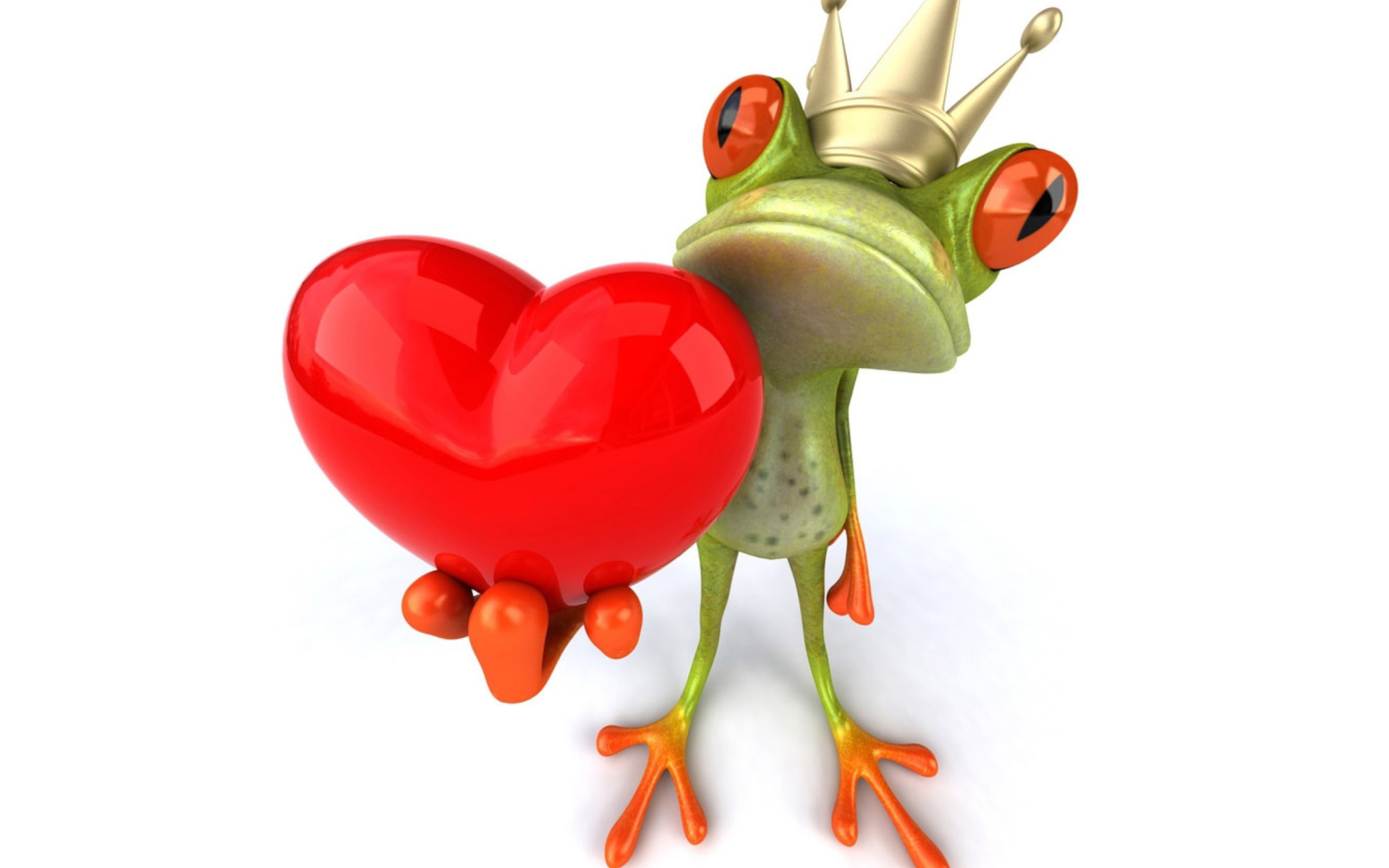 Frog Love wallpaper 1920x1200