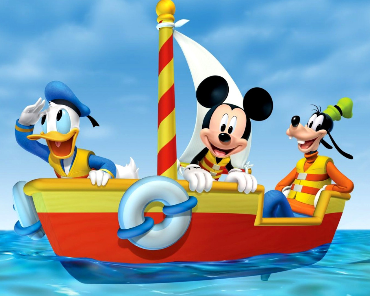 Fondo de pantalla Mickey Mouse Clubhouse 1280x1024
