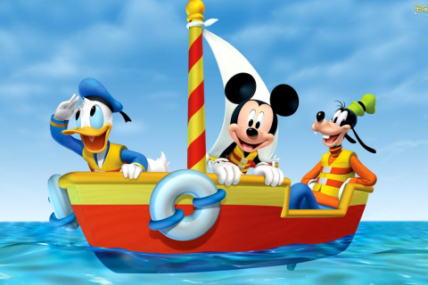 Das Mickey Mouse Clubhouse Wallpaper 480x320