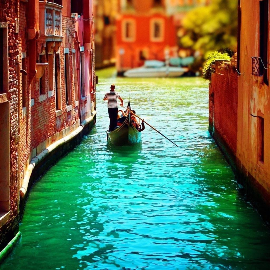 Fondo de pantalla Venice Gondola 1024x1024
