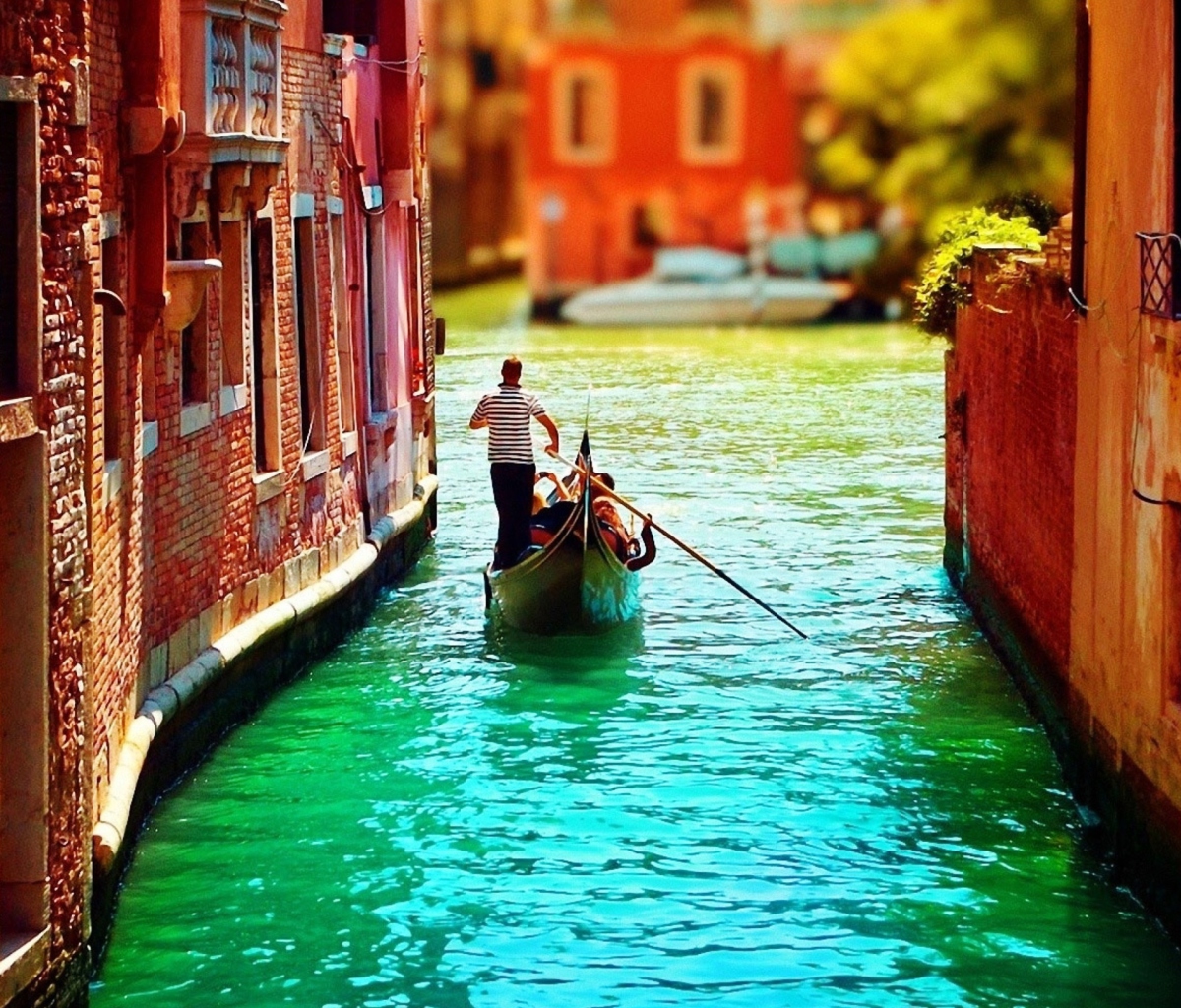 Das Venice Gondola Wallpaper 1200x1024
