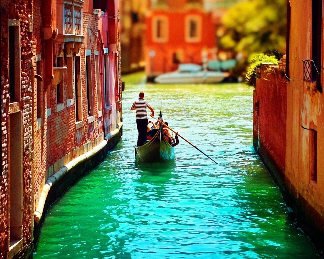 Screenshot №1 pro téma Venice Gondola 1280x1024
