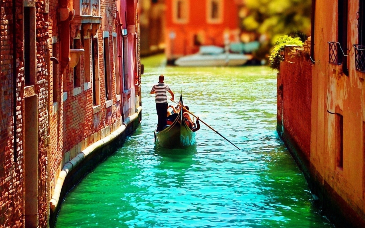 Das Venice Gondola Wallpaper 1280x800