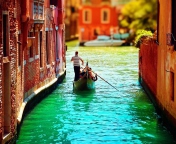 Das Venice Gondola Wallpaper 176x144