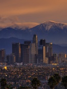 Sfondi Los Angeles, California Panorama 132x176