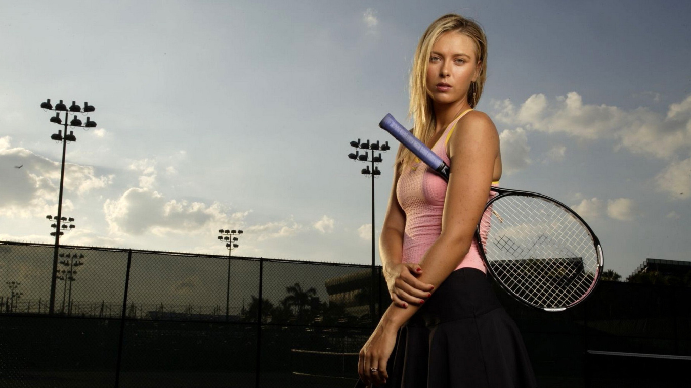 Maria Sharapova wallpaper 1366x768