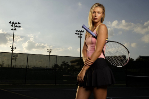 Fondo de pantalla Maria Sharapova 480x320