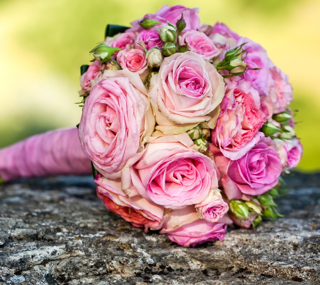Обои Wedding Bridal Bouquet 1080x960