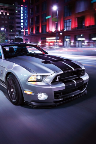 Обои Shelby Mustang 320x480