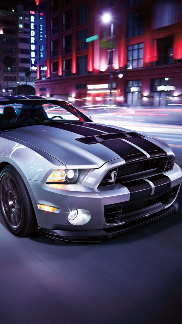 Fondo de pantalla Shelby Mustang 640x1136