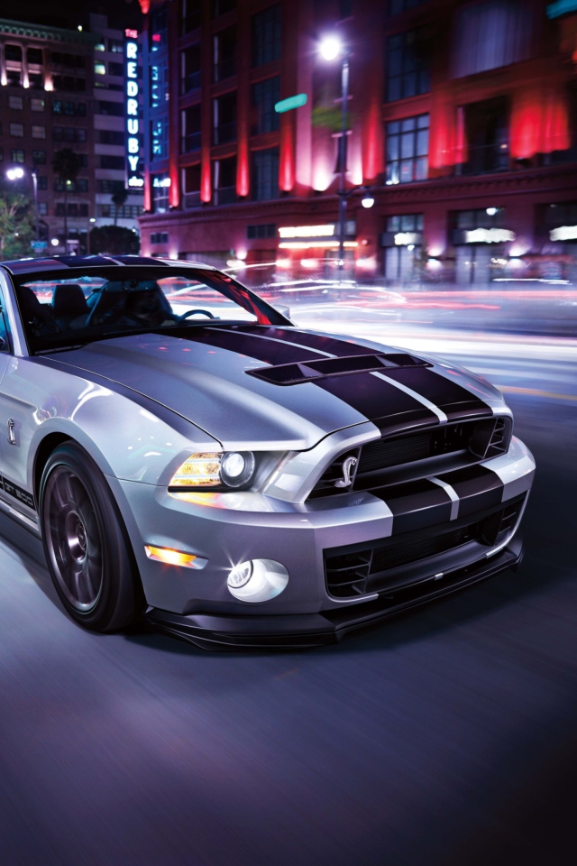 Обои Shelby Mustang 640x960