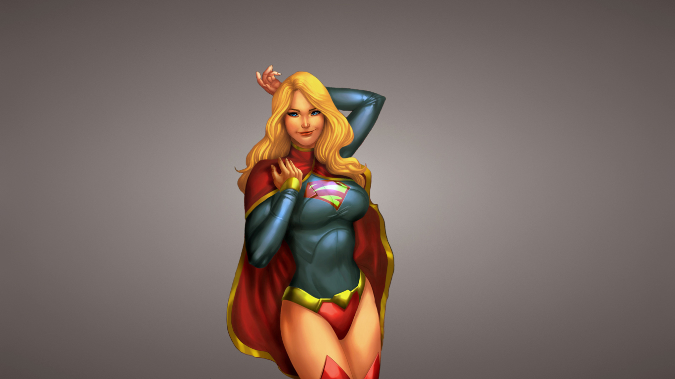 Superwoman wallpaper 1366x768