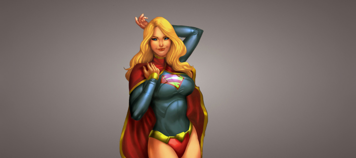 Fondo de pantalla Superwoman 720x320