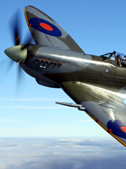 Supermarine Spitfire wallpaper 480x640