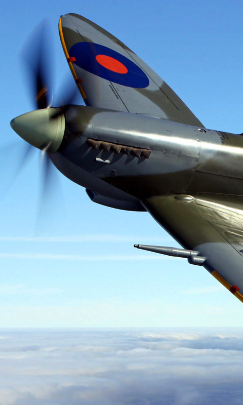 Sfondi Supermarine Spitfire 480x800