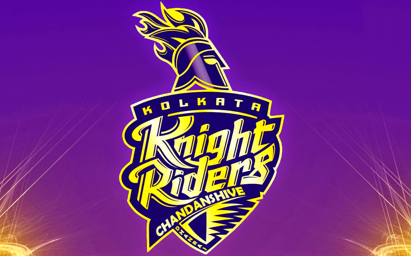 Das Kolkata Knight Riders KKK Indian Premier League Wallpaper 1440x900