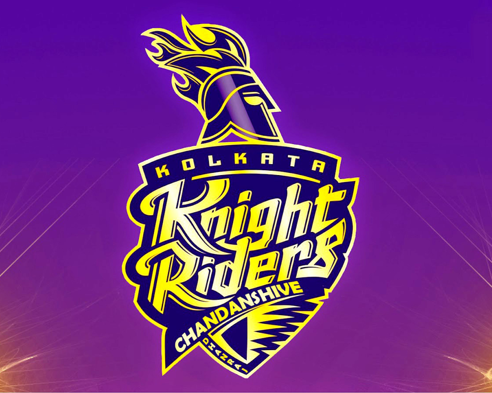 Das Kolkata Knight Riders KKK Indian Premier League Wallpaper 1600x1280
