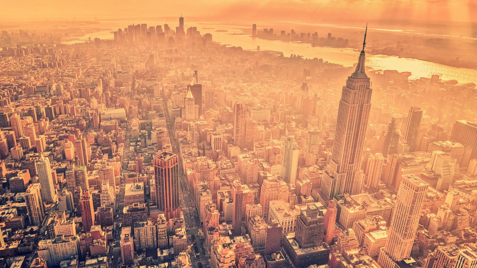 New York City Aerial View screenshot #1 1600x900