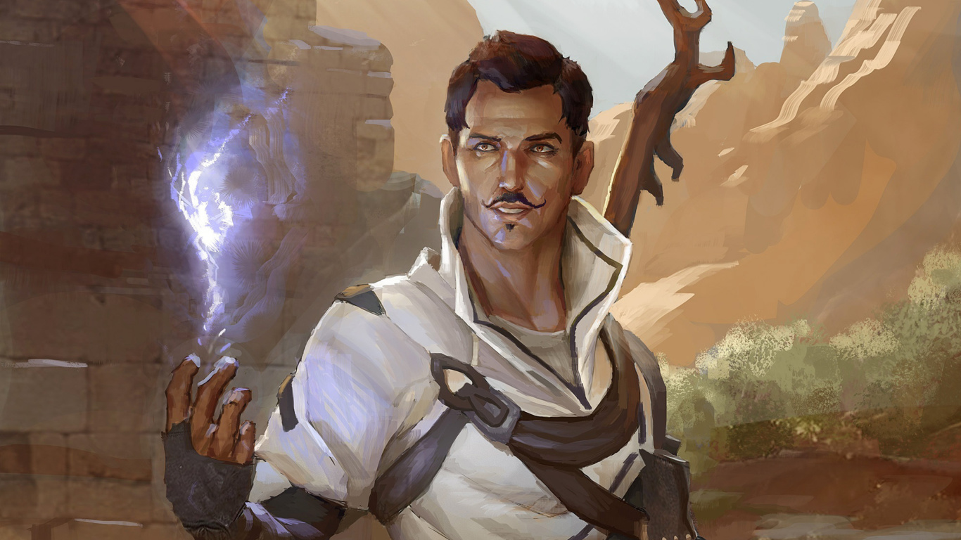 Screenshot №1 pro téma Dorian Pavus Dragon Age Game 1366x768