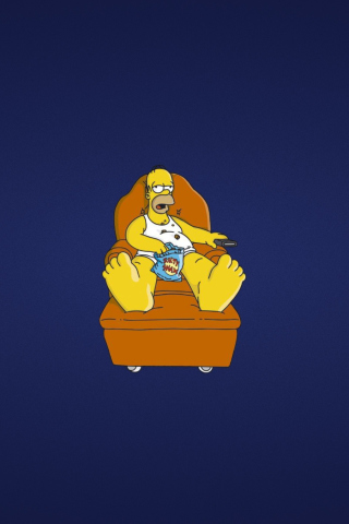 Обои Homer Simpsons 320x480