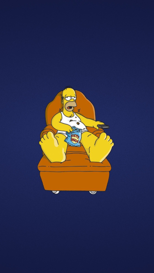 Обои Homer Simpsons 640x1136