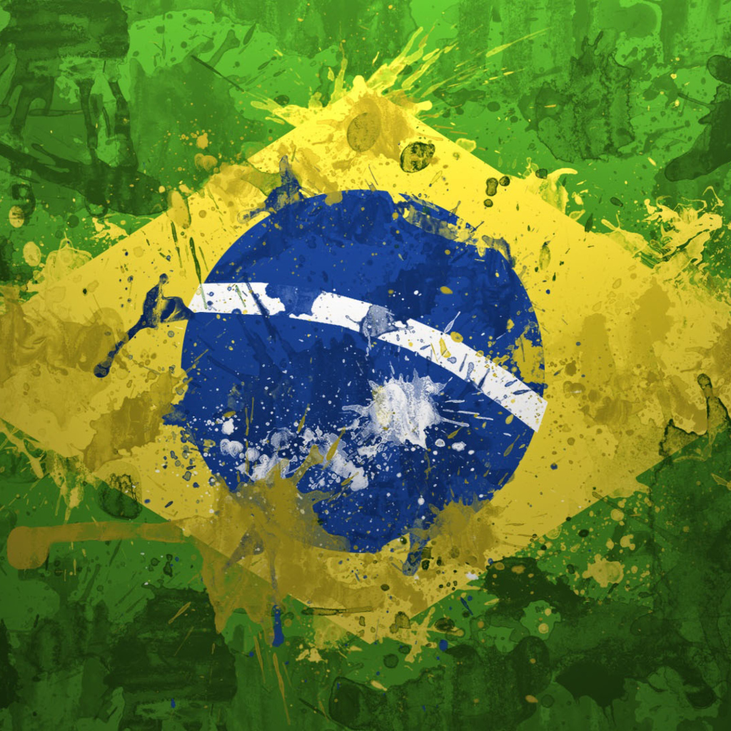 Sfondi Brazil Flag 1024x1024